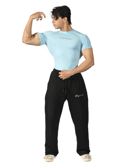 N1 Compression T-Shirt Short Sleeve Sky Blue