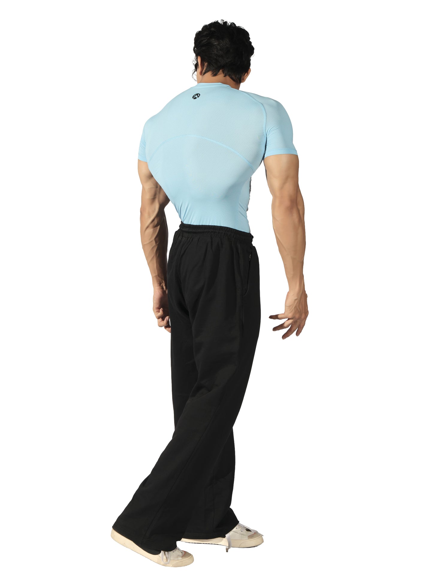 N1 Compression T-Shirt Short Sleeve Sky Blue