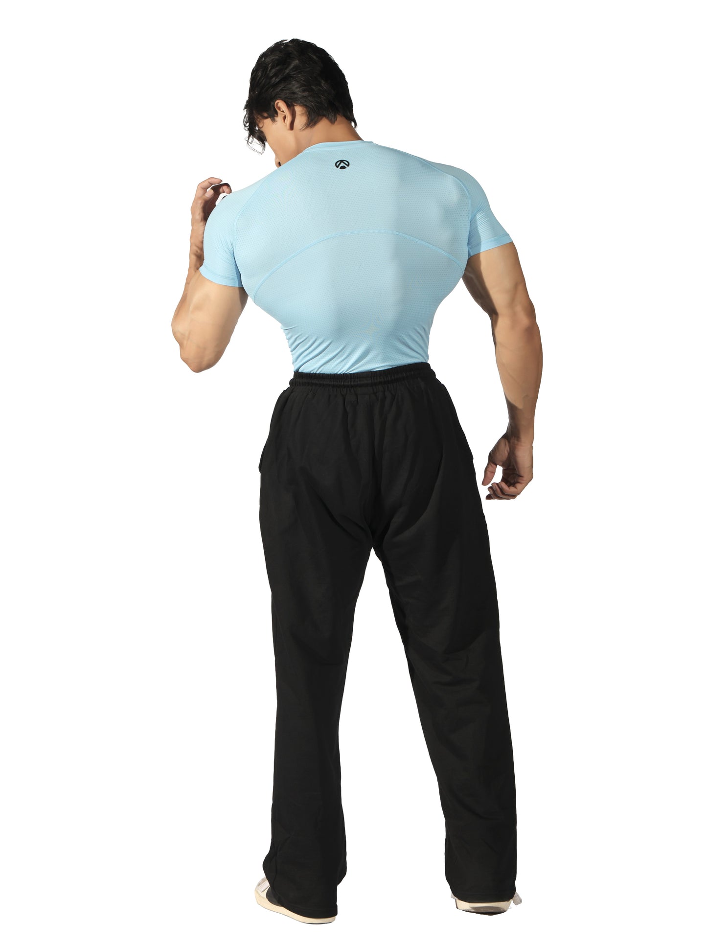 N1 Compression T-Shirt Short Sleeve Sky Blue