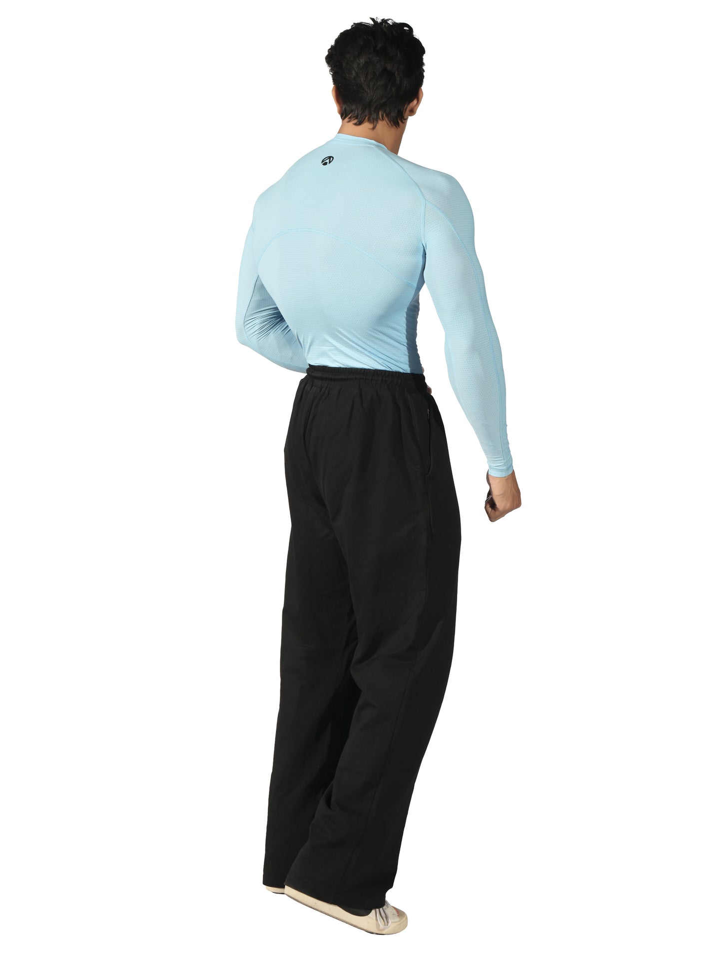 N1 Compression T-Shirt Long Sleeve Sky Blue
