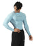 N1 Compression T-Shirt Long Sleeve Sky Blue