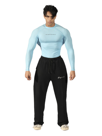 N1 Compression T-Shirt Long Sleeve Sky Blue