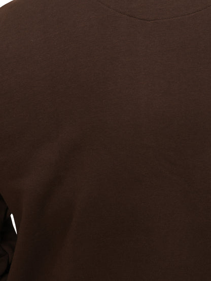 ESSENCE Quarter-Zip Sweatshirt Turkish Coffee