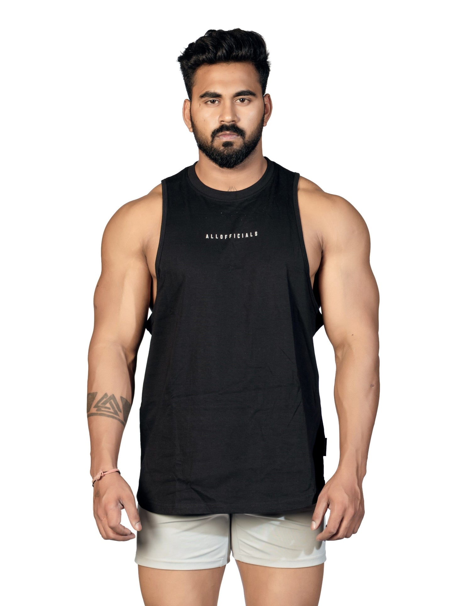 Core Sleeveless Sando Black