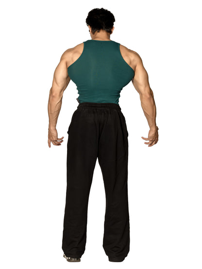 Signature Ribbed Vest Deep Teal