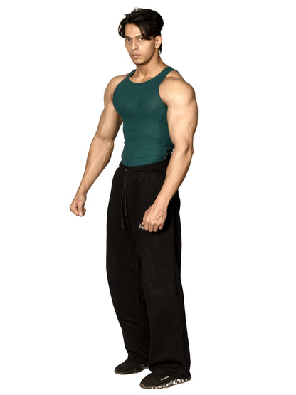 Signature Ribbed Vest Deep Teal