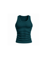 Core Ribbed Vest Deep Teal