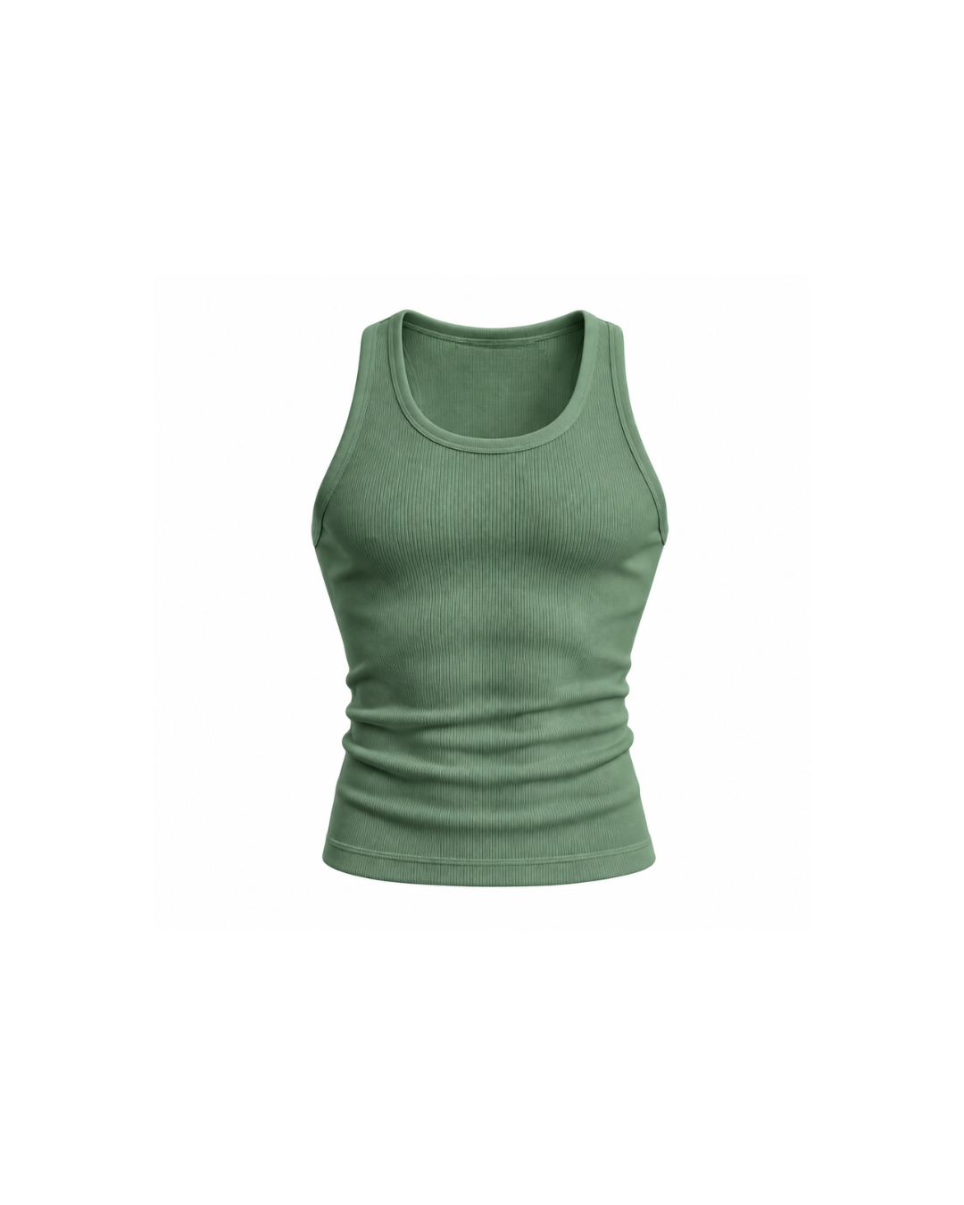Core Ribbed Vest Basil