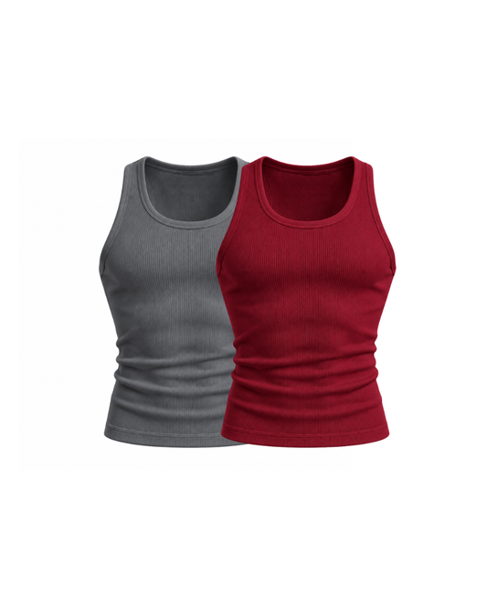 Core Ribbed Vest 2-Pack (RU/SG)