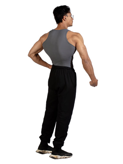 Signature Ribbed Vest Steel Grey