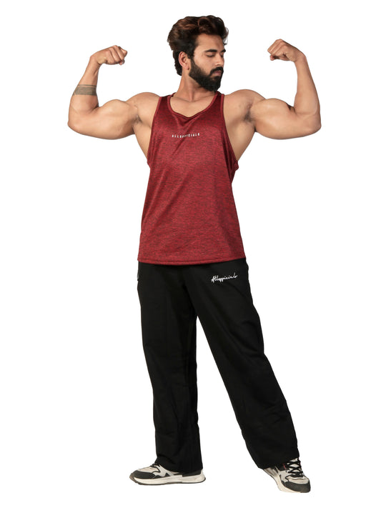 Melange Stringer Maroon