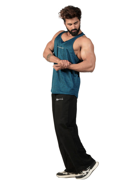Melange Stringer Blue