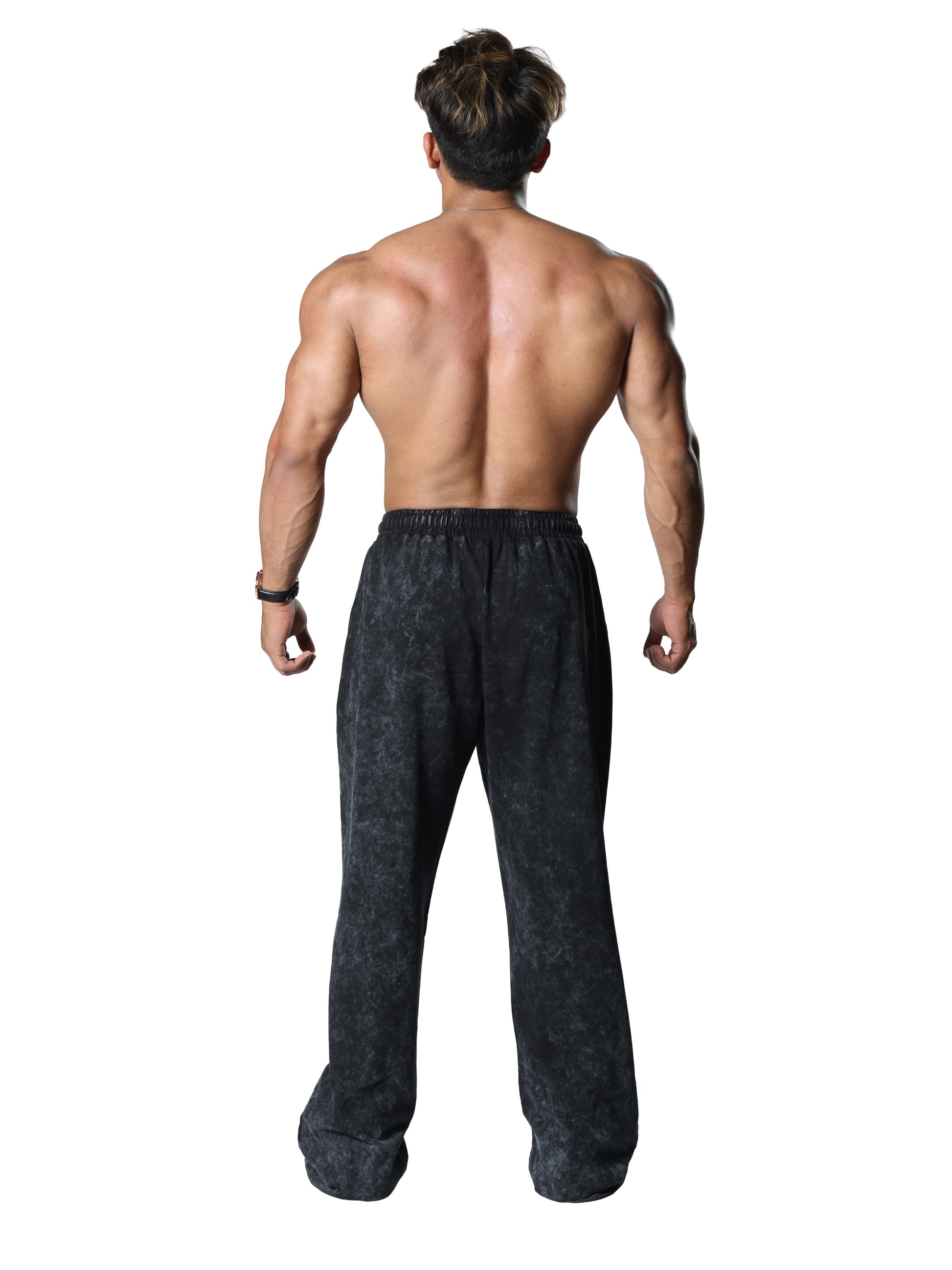 Best Revenge Washed Black Gym Joggers