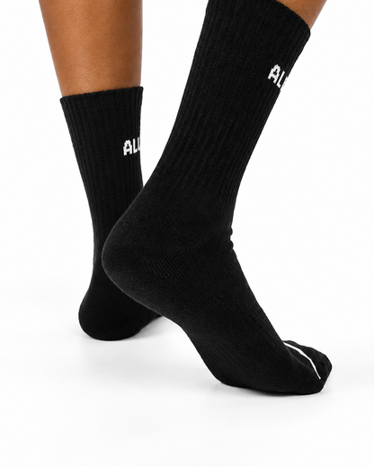 Premium Crew Socks Black