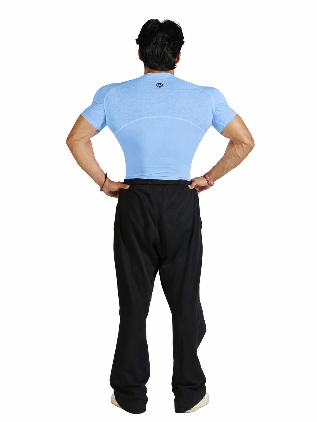 N1 Compression T-Shirt Short Sleeve Sky Blue
