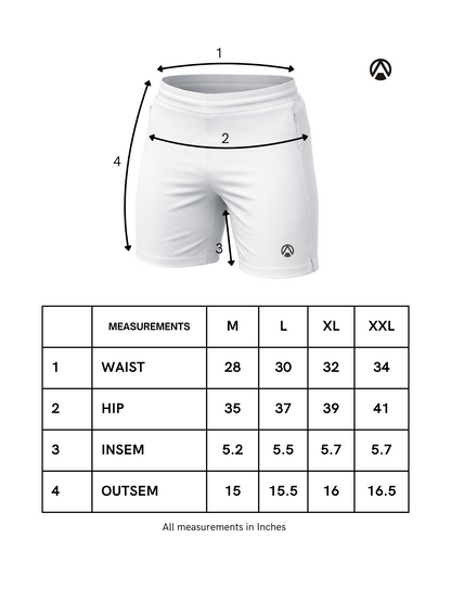 Core Performance Gym Shorts Measurement