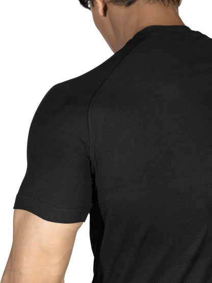 Delta Tee Short Sleeve Black back