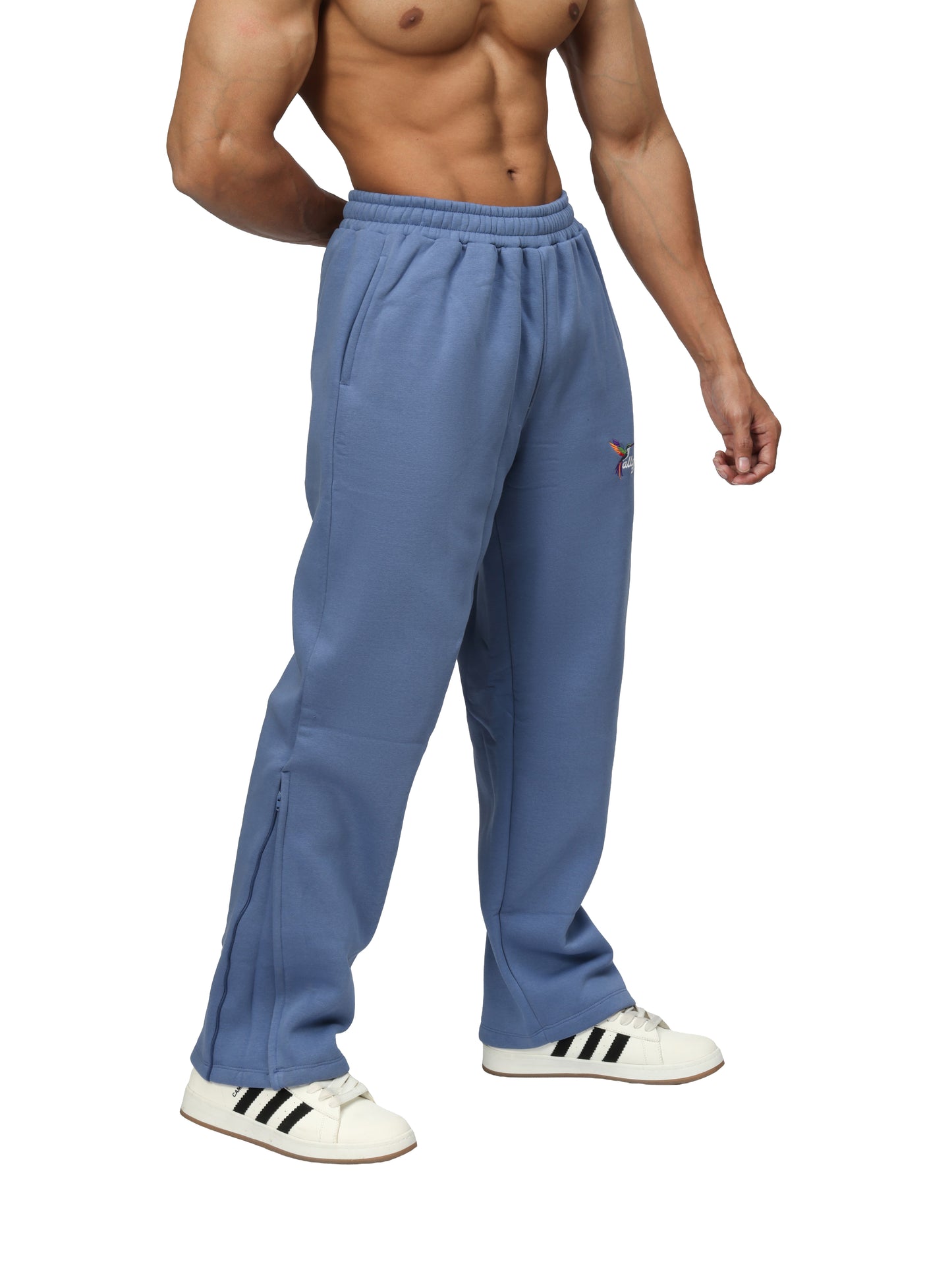 ESSENCE Men's Gym Sweatpants Country Blue