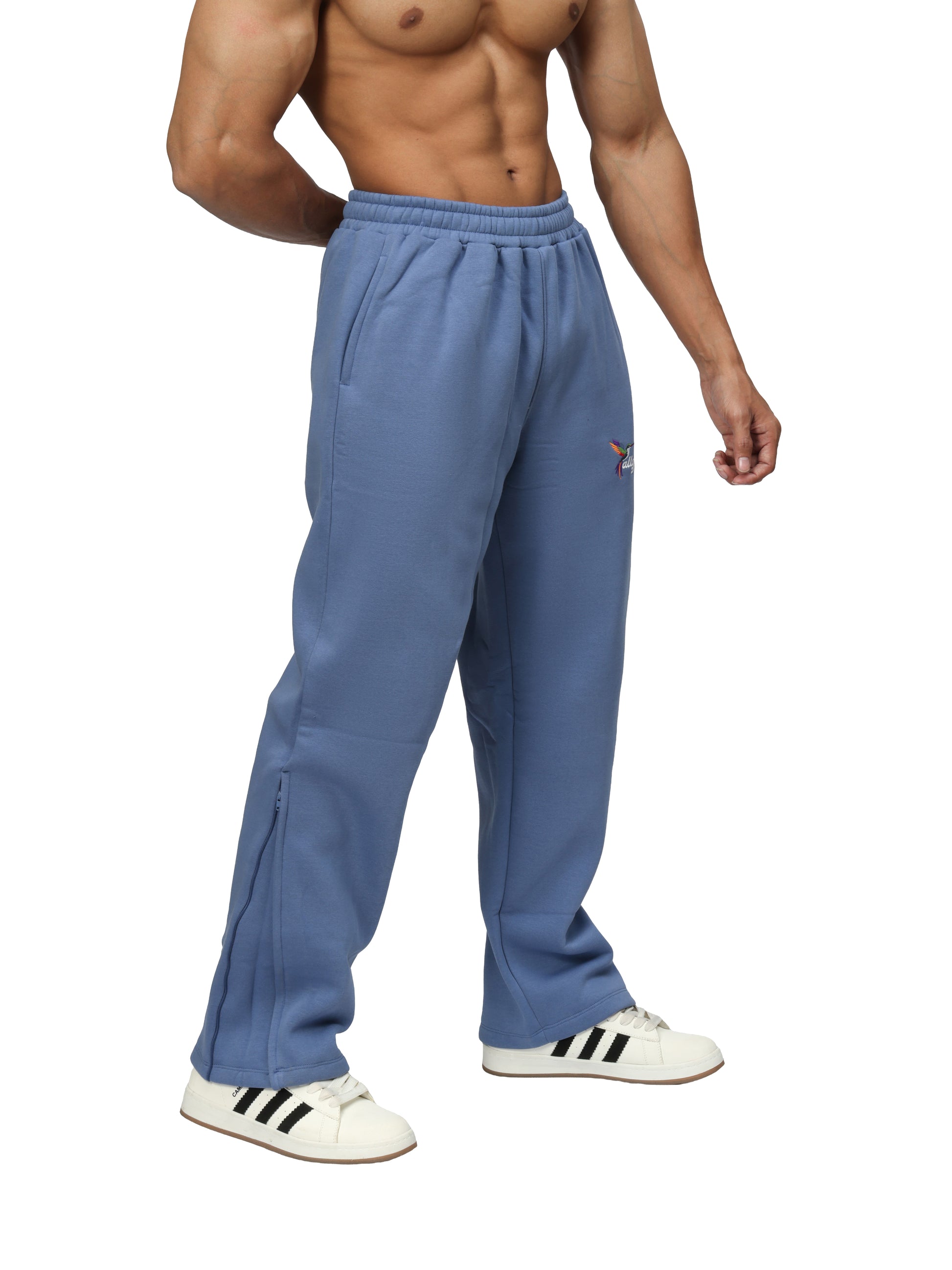 ESSENCE Men's Gym Sweatpants Country Blue