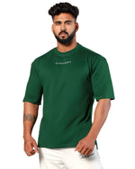 Essential Oversized Tee Bottle Green