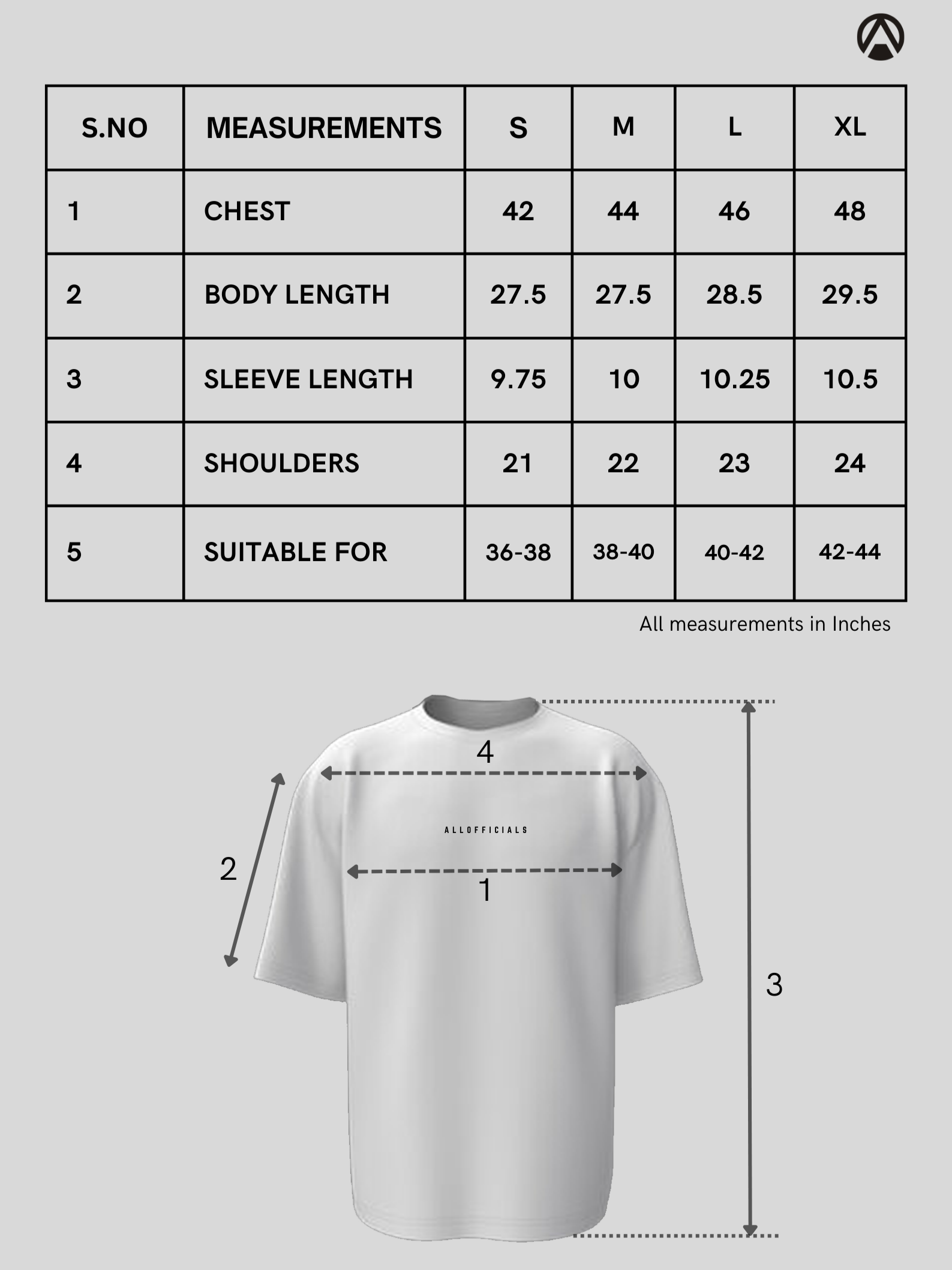Essential Oversized Tee Bottle Green chest measurement