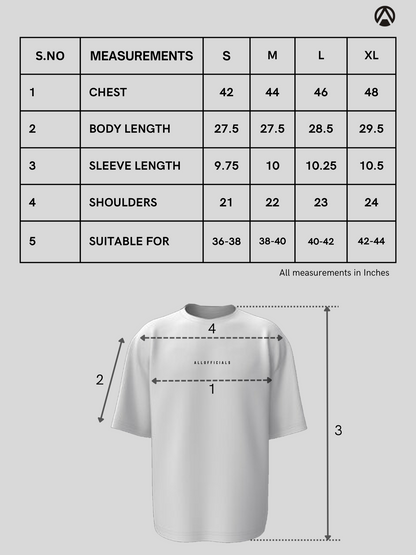 Essential Oversized Tee Bottle Green chest measurement