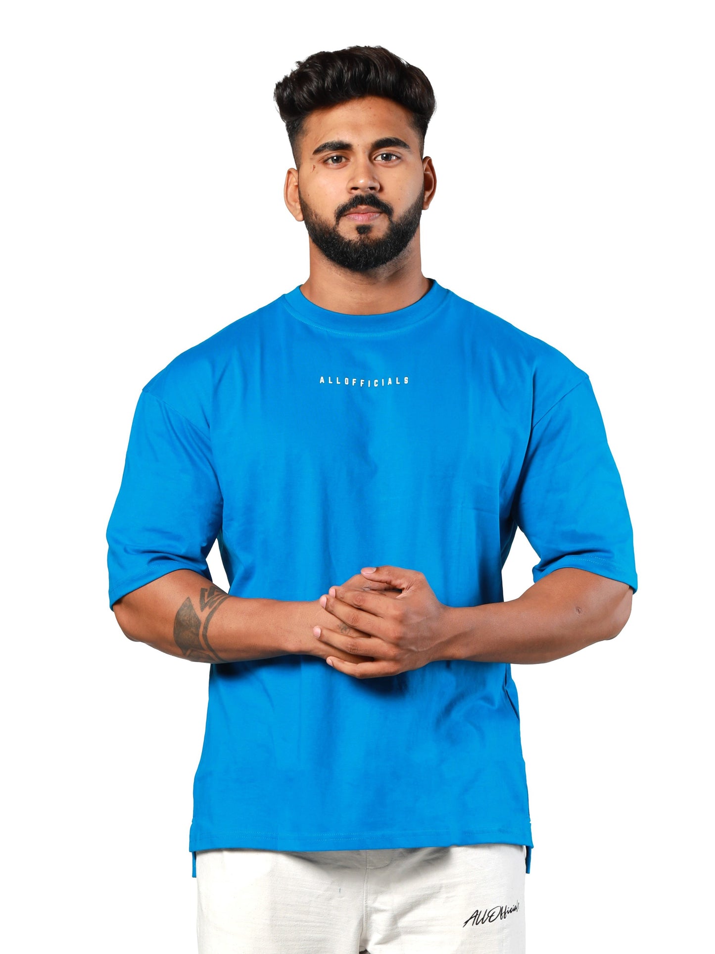 Essential Oversized Tee Deep Sea Blue