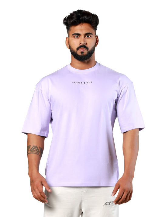 Essential Oversized Tee Light Lavender
