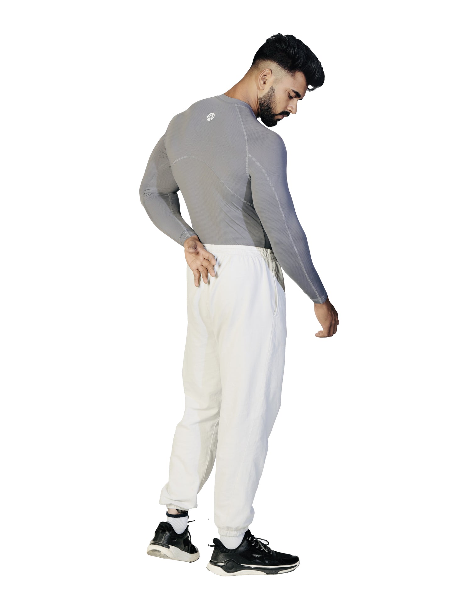 N1 Compression Long Sleeve Medium Grey