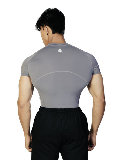 N1 Compression Short Sleeve Medium Grey