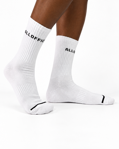 Premium Crew Socks White