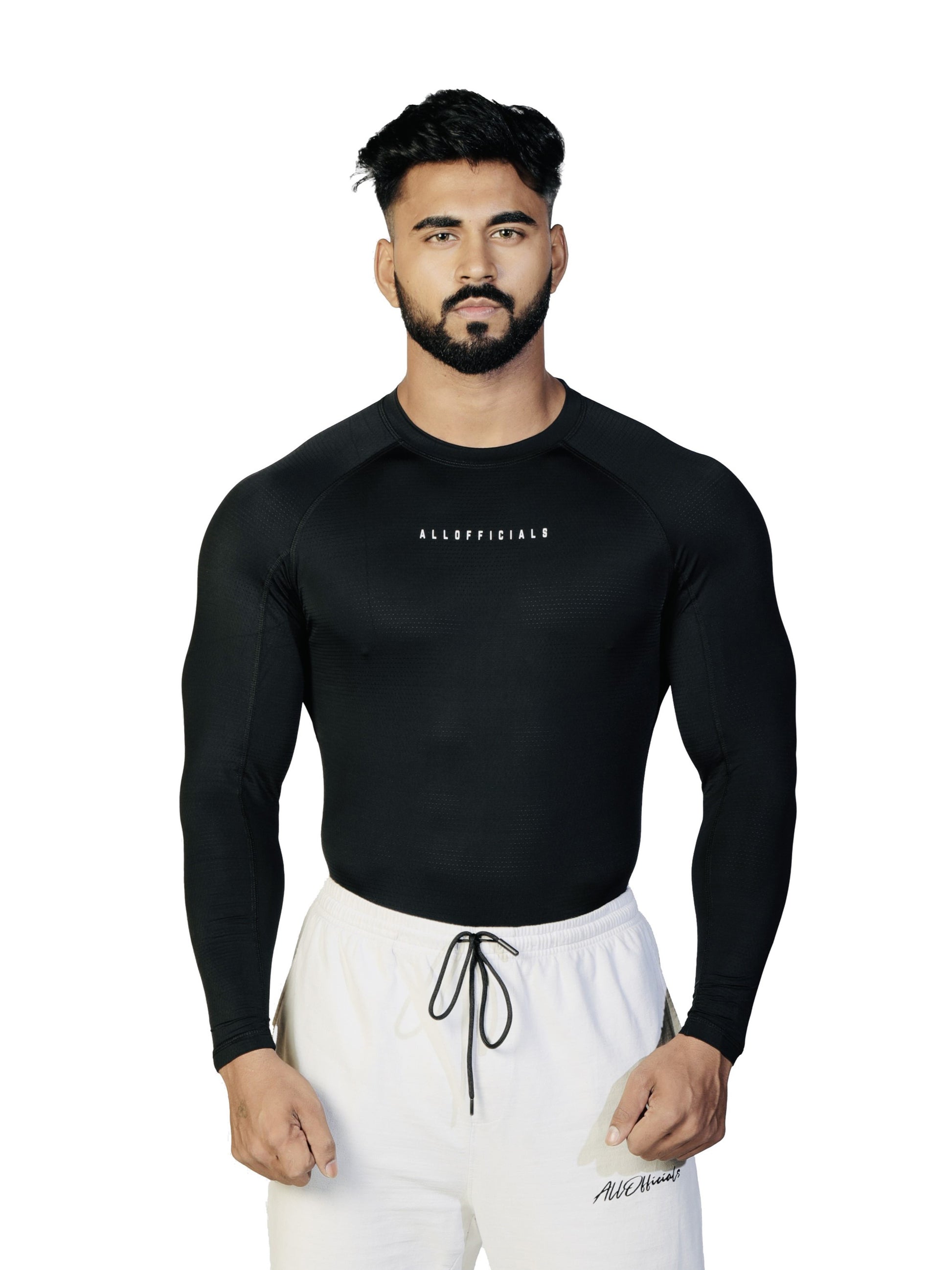N1 Compression Long Sleeve Black front