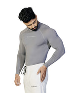 N1 Compression T-Shirt Long Sleeve Medium Grey
