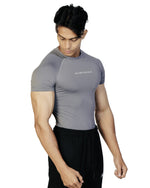N1 Compression T-Shirt Short Sleeve Medium Grey