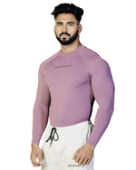N1 Compression T-Shirt Long Sleeve Onion Pink