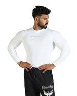 N1 Compression T-Shirt Long Sleeve White