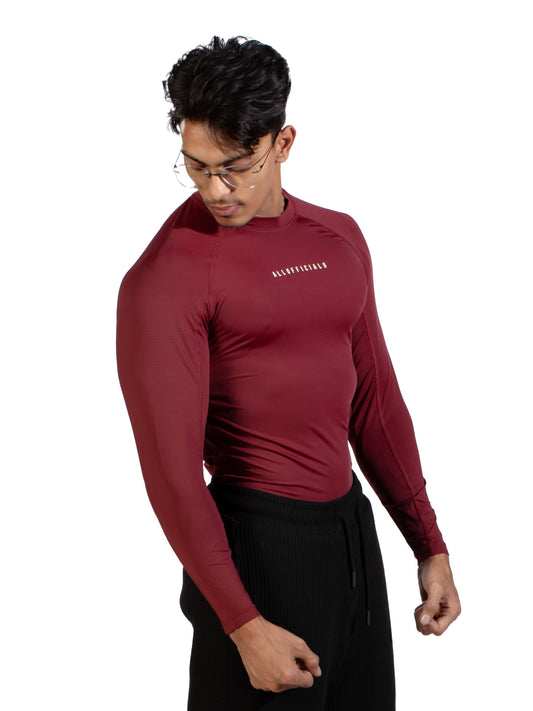 N1 Compression T-Shirt Long Sleeve Winery