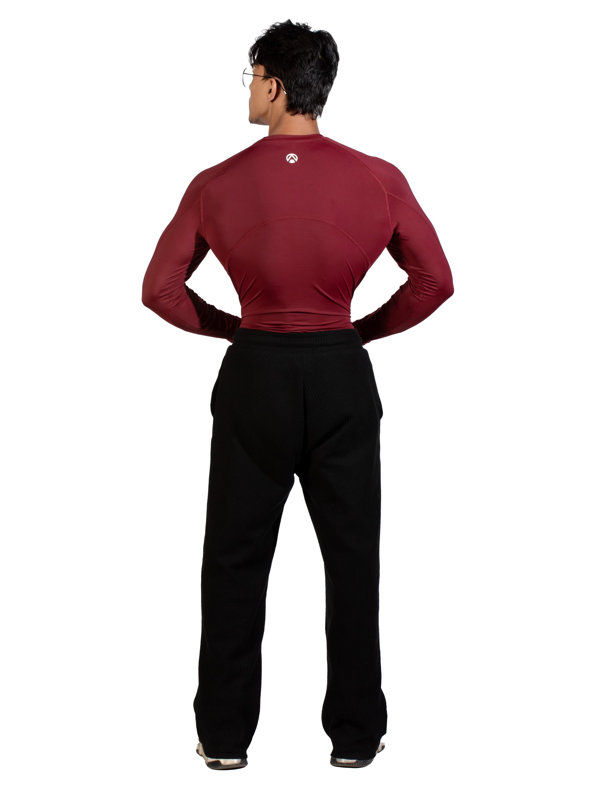N1 Compression T-Shirt Long Sleeve Winery back