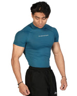 N1 Compression T-Shirt Short Sleeve Airforce Blue