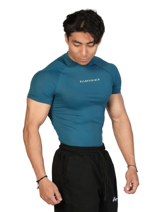N1 Compression T-Shirt Short Sleeve Airforce Blue