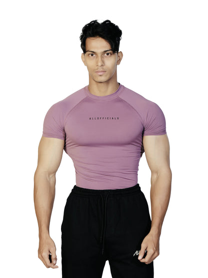 N1 Compression T-Shirt Short Sleeve Onion Pink