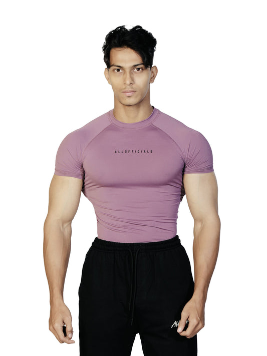 N1 Compression T-Shirt Short Sleeve Onion Pink