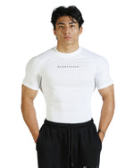 N1 Compression T-Shirt Short Sleeve White