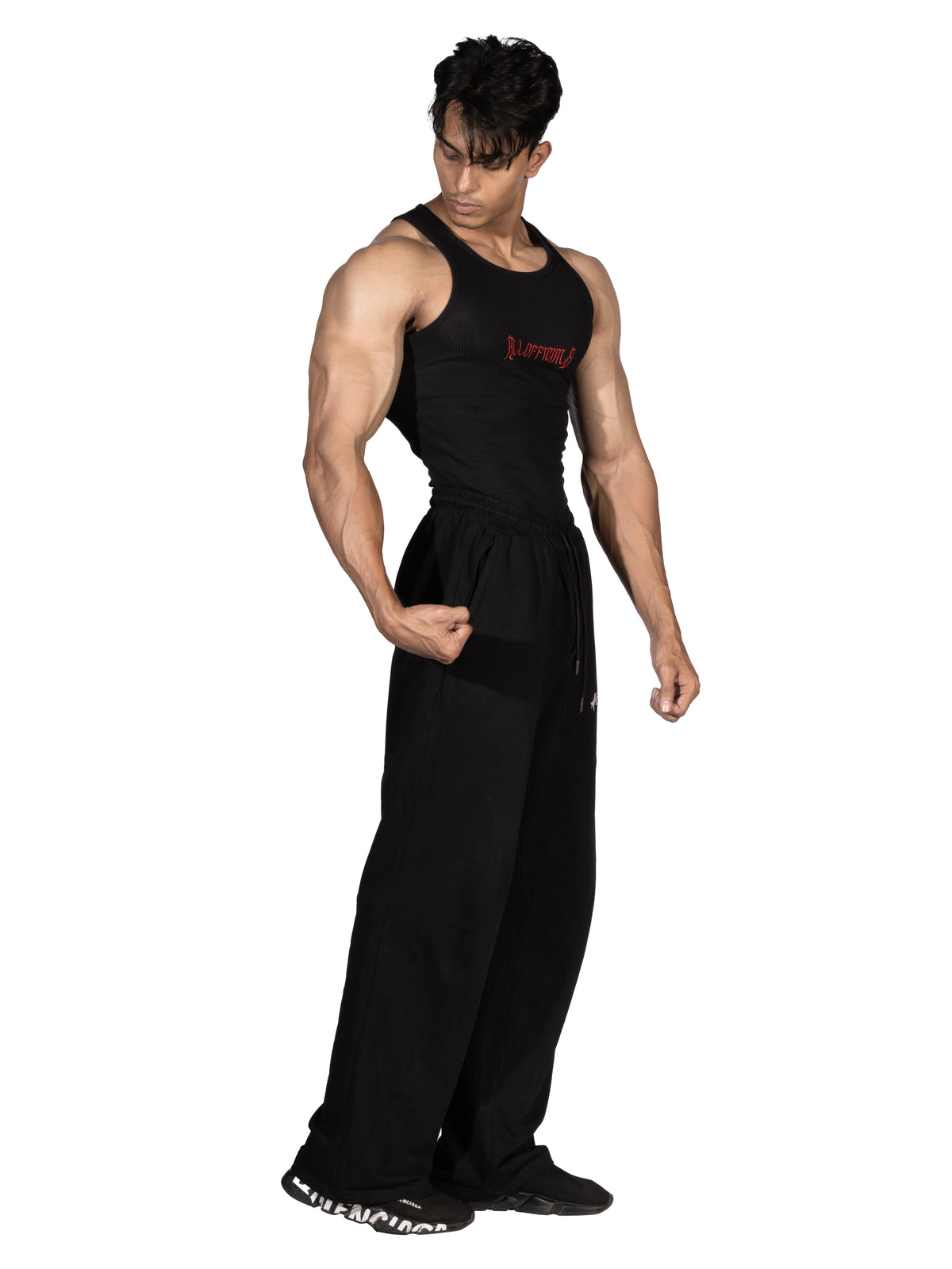 Revenge RIbbed Vest Black