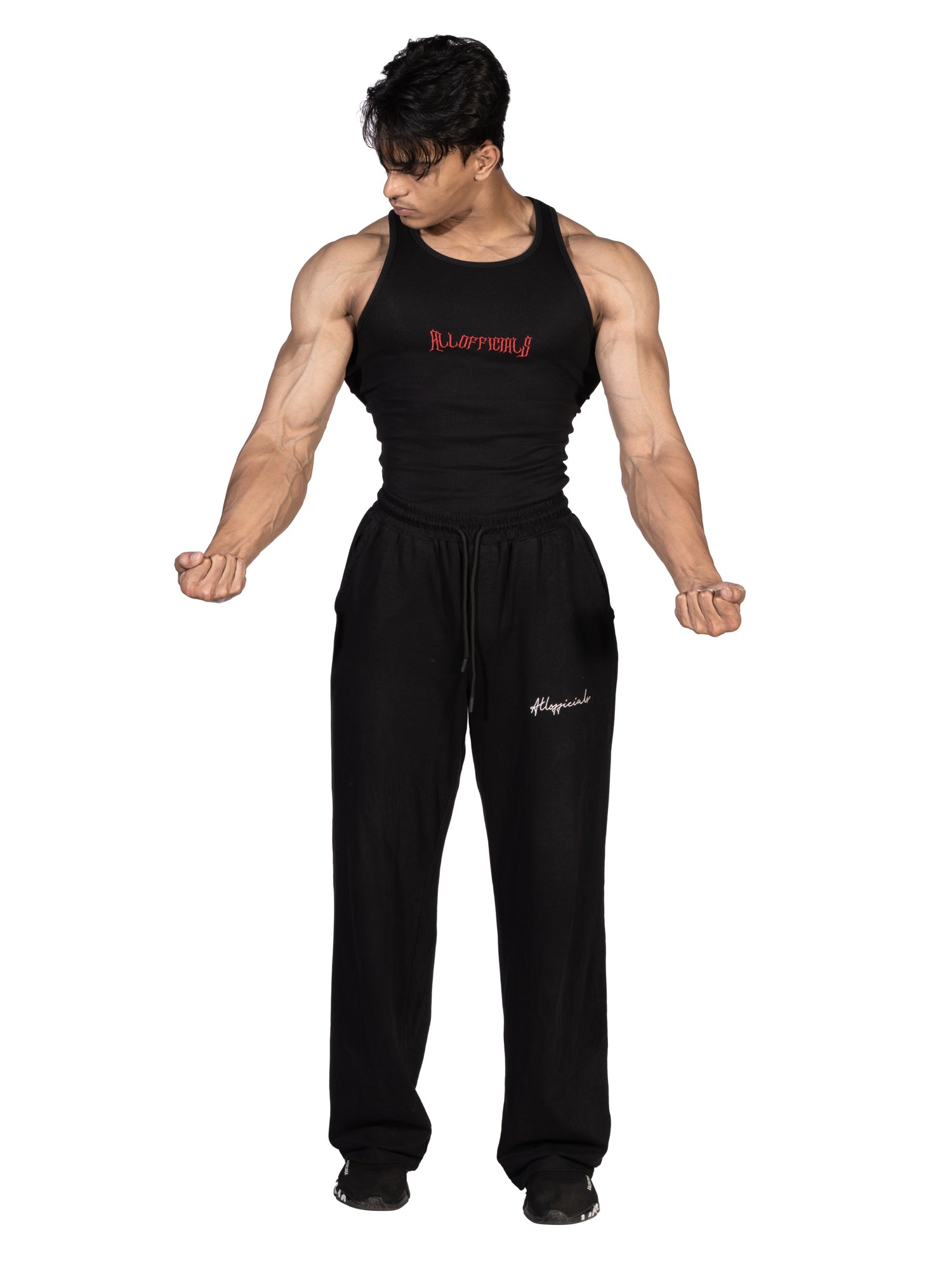 Revenge Ribbed Vest 2-Pack (B/W) s m l xl 2xl 