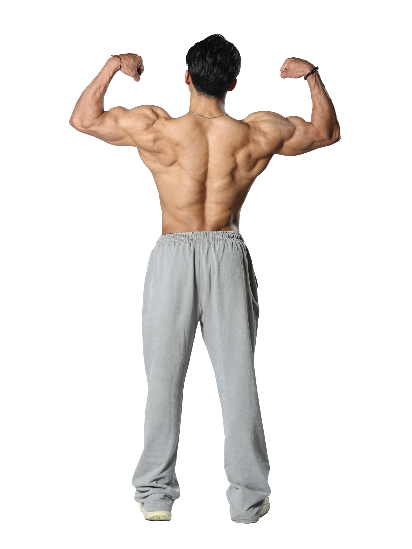 Revenge Washed Grey Men Gym Joggers