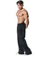 Revenge Washed Baggy Pants Black