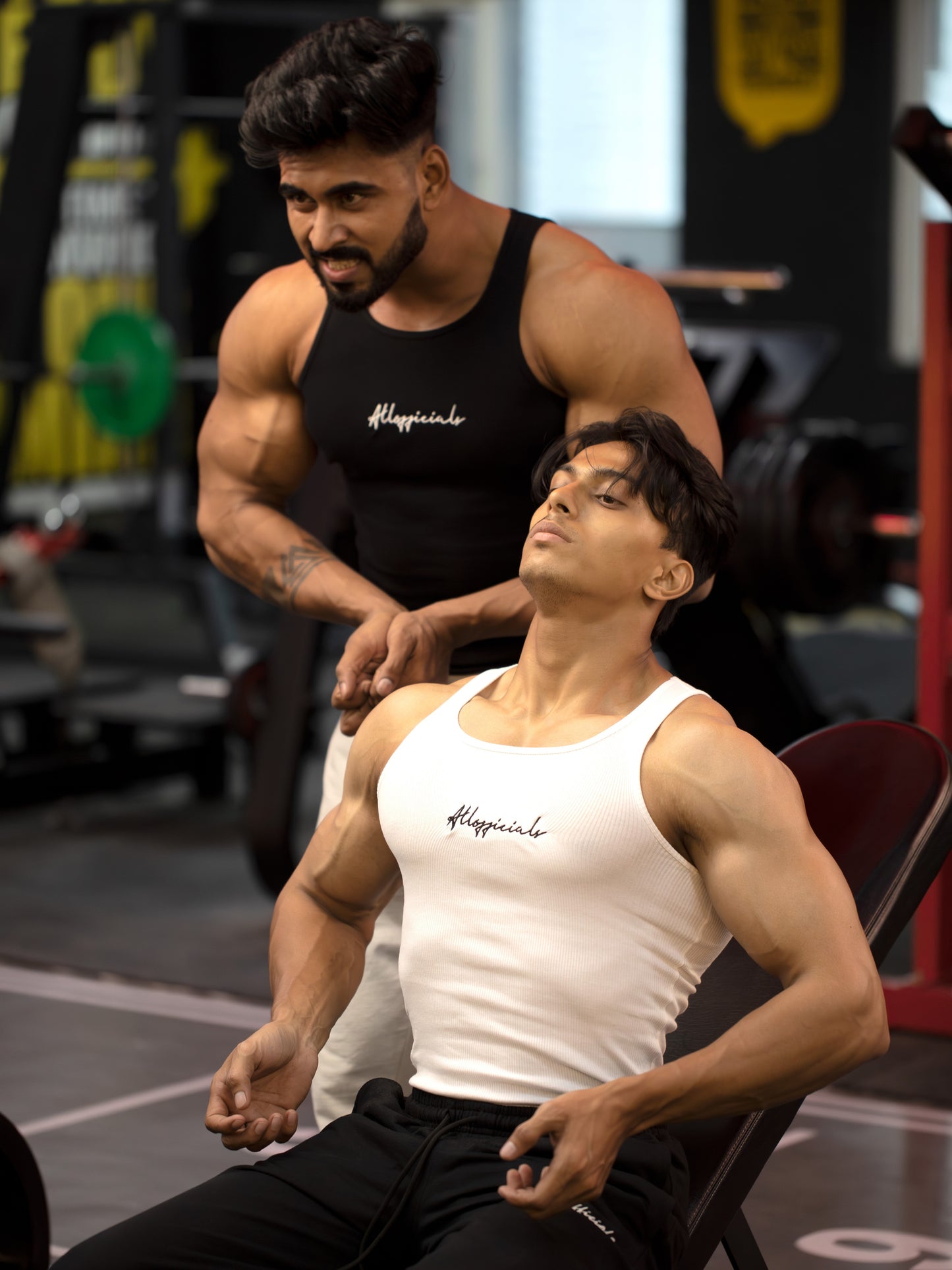 Signature Ribbed Vest 2-Pack (Black and white)