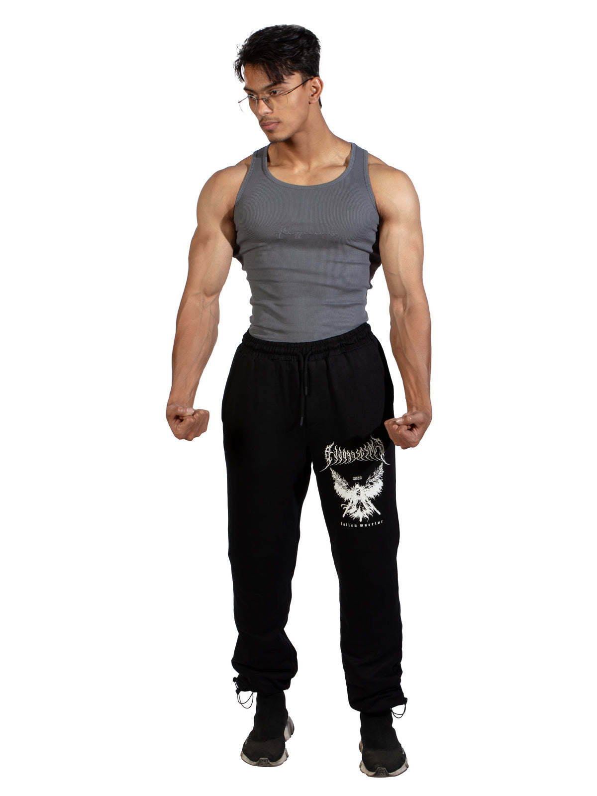 Signature Ribbed Vest Grey
