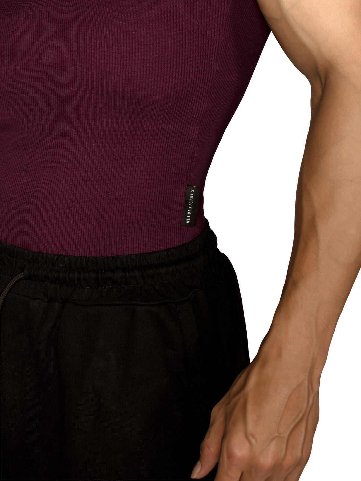 Signature Ribbed Vest Purple